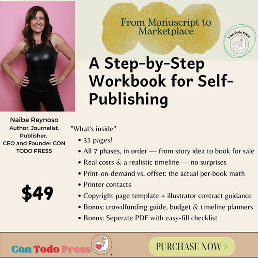From Manuscript to Marketplace: A Step-by-Step Self-Publishing  Workbook! ON SALE NOW!