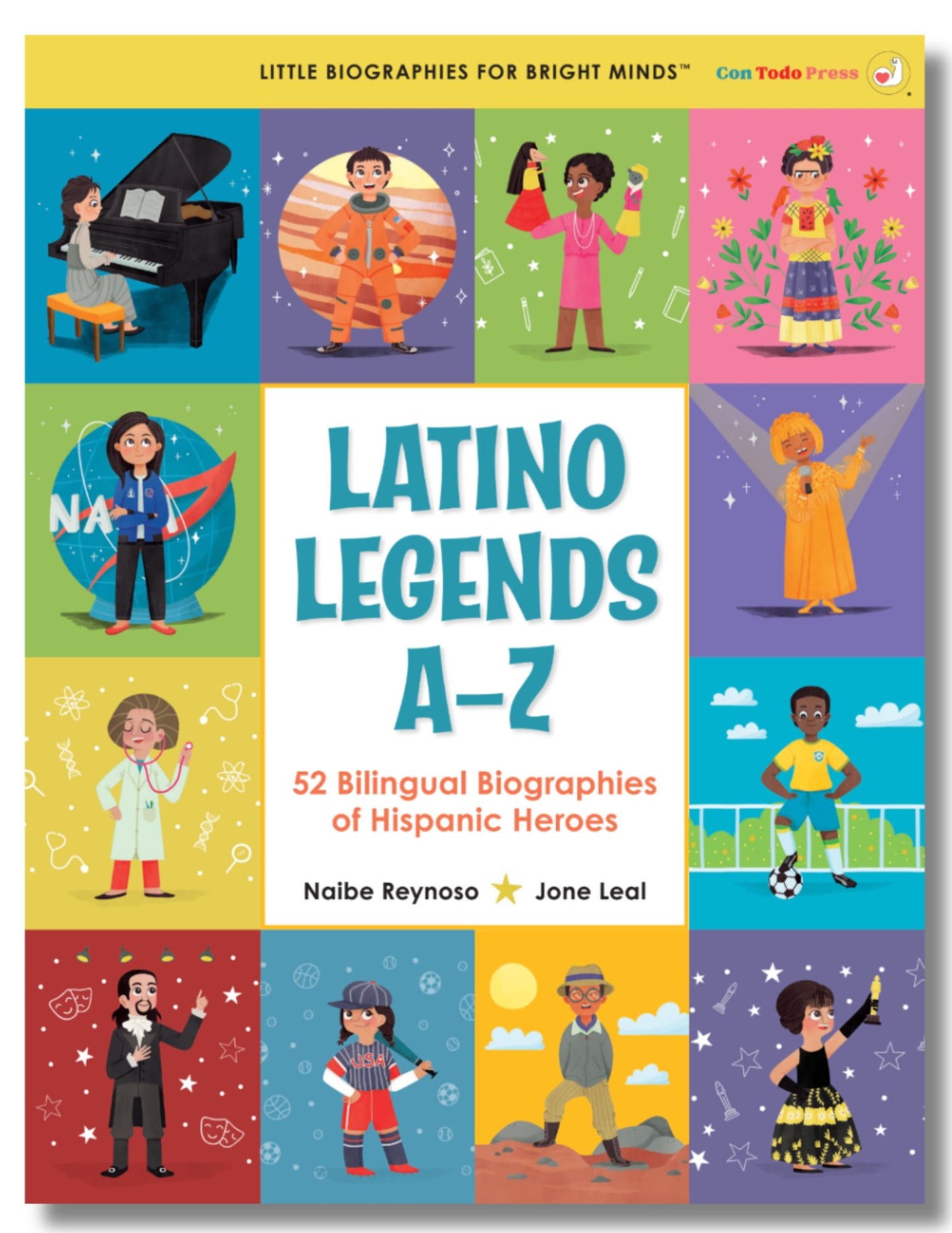 PRE-ORDER Latino Legends A–Z: 52 Bilingual Biographies of Hispanic Heroes
