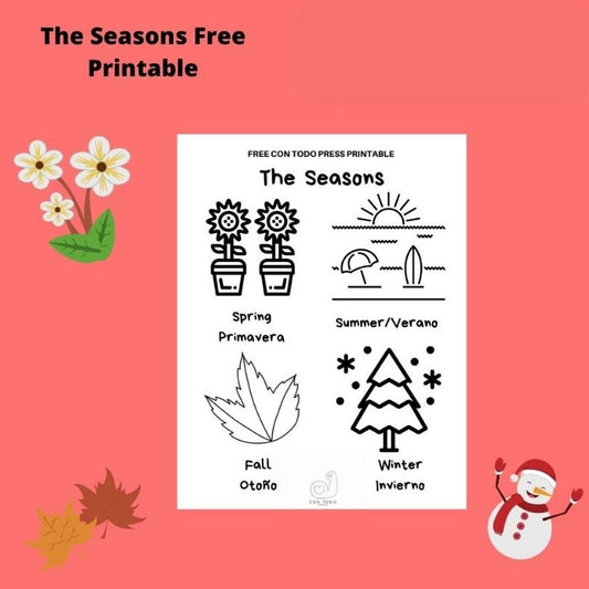 The Seasons Printable