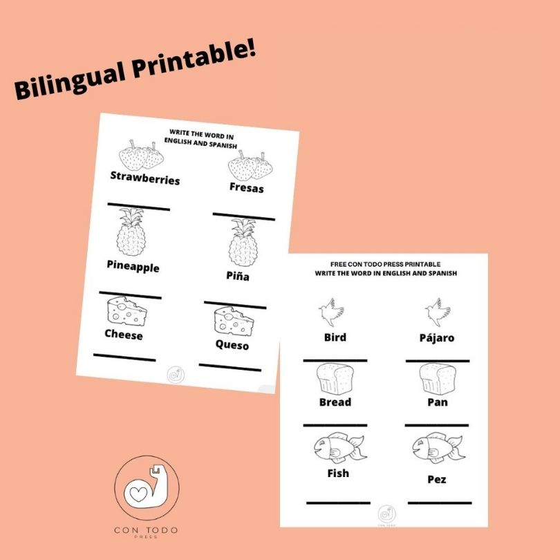 Bilingual Printable